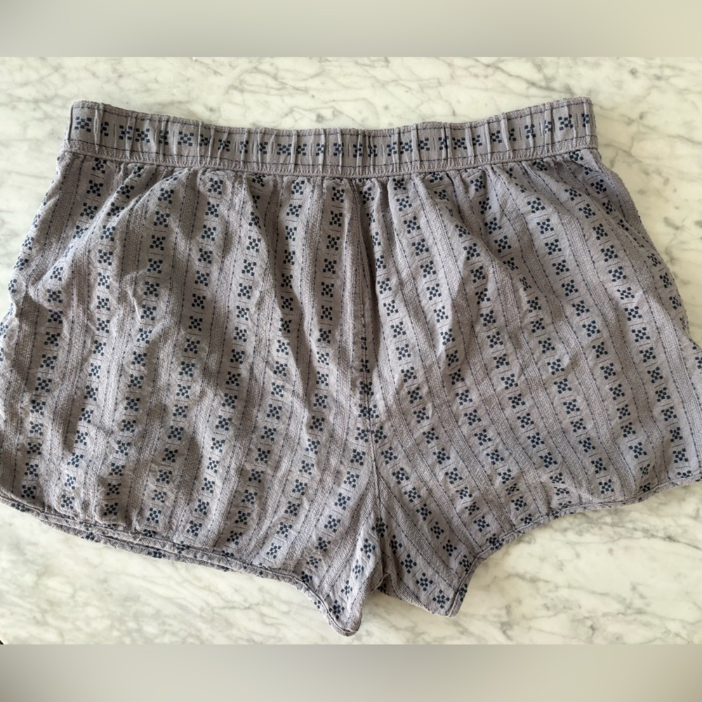Madewell Gray Patterned Women Shorts